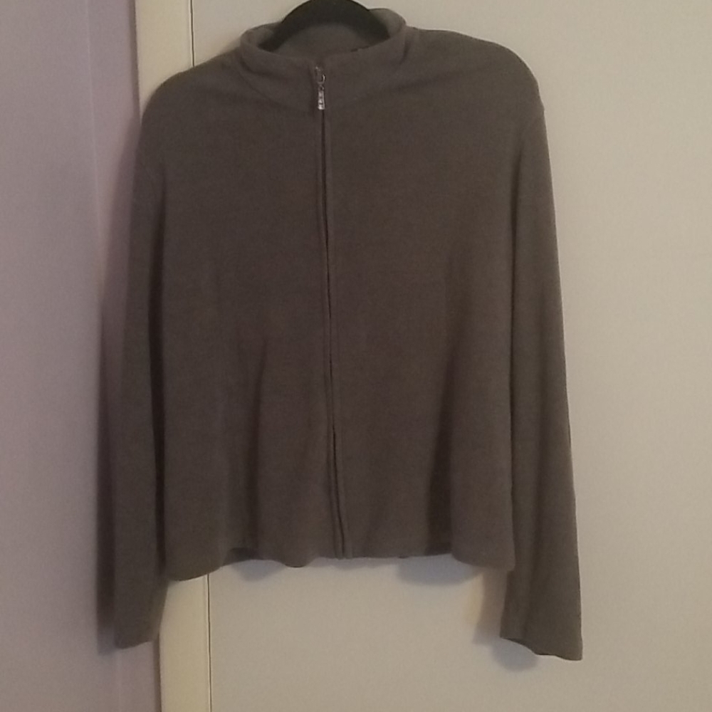 NY & CO. Zippered Gray Coat Size XL